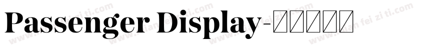Passenger Display字体转换